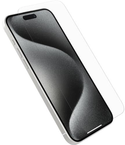 OtterBox Pellicola protettiva in Vetro Premium per iPhone 15 Pro Max | Vetro temperato, protezione premium da rotture, graffi e cadute da 0.9m, Senza Retail Package