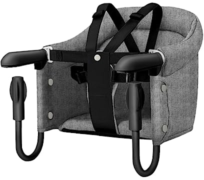 ibasenice Baby Dining Table and Chairs High Chairs Foldable High Chair Portable Highchair Travel High Chair Clip on High Chair to Table Portable Attachable Table Hook on High Chair