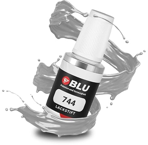 BLU Auto Lackstift Silber kompatibel für Mercedes 744 Silber BRILLANTSILBER | Auto Lack Reparatur Ausbesserungslack