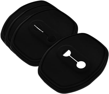 Alipis 4pcs Silicone Car Door Lock Protective Cover Latch Lock Covers for Easy Install