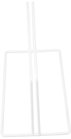Mobestech Soporte de Rejilla de Hierro para Escritorio Blanco, Diseño Resistente y Funcional, Adecuado para Oficina y Diversas Ocasiones