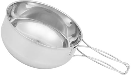 TOYZFRIENDY Bol Pliant Inox Résistant Haute Température pour Camping Randonnée Vaisselle Portable Ustensile Cuisine Outdoor Pratique