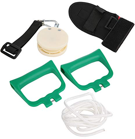 Schultertrainer, Physiotherapie Seilzug Schulter Arm Trainingsgerät Rückentrainer Pulley Schlingentrainer Kabelzug Workout Zugseil Sling Trainer für Krafttraining Seil Gymnastik Unterarmtrainer