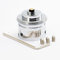 BLUMKRAFT Adaptador de metal radiador Giacomini 22,6 mm a cabeza termostática M30 x 1,5 macho: adapta tu válvula de radiador para adaptarse a los termostatos modernos y inteligentes en M30.