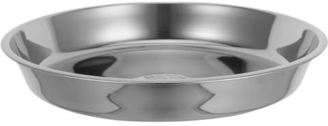 TOPPERFUN Teglia Per Cheesecake in Acciaio Inox 304 Da 26 Cm, Tortiera Rotonda Antiaderente Resistente Alte Temperature, Padella Multifunzione Per Forno e Cottura Domestica