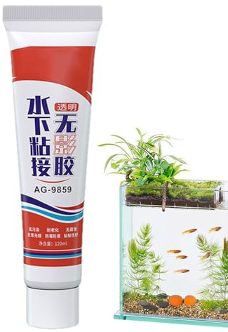 Sellador aislante resistente al agua - Pasta adhesiva de vidrio para acuarios fuerte | Protección contra fugas Marine Aquarium Plugging Agent para tanques de peces, reparaciones de, grietas de