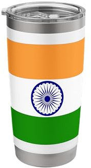 India Patriotism Inspired Indian Flag Stainless Steel Insulated Tumbler