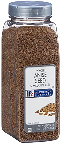 McCormick Culinary Whole Anise Seed, 18 oz - One 18 Ounce Container of Anise Seeds for Baking, Perfect for Bulk Use in Restaurants