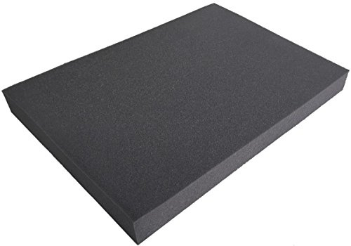 mc-cases Tappetino in gommapiuma | Cuscino in schiuma solida | Imbottitura per sedia | Rivestimento multifunzionale 500mm x 350mm x 50 mm