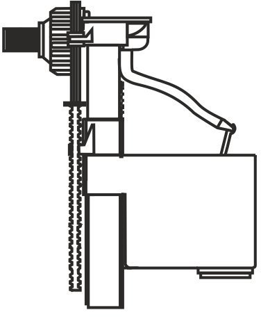 Regiplast 0250M Uni F robinet flotteur NF Classe 1