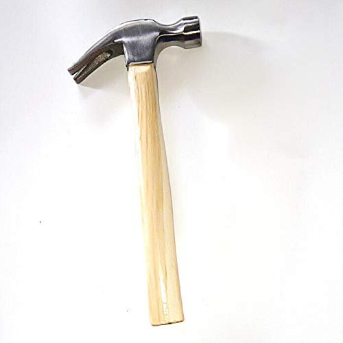 Vogueing Tool Claw Hammer 0.5KG Wooden Handle Hammer Multifunctional Angle Nail Hammer Tool or Home Repair and DIY