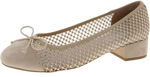 Steve Madden Women's Cherish Pump, Tan Mesh, 6 UK
