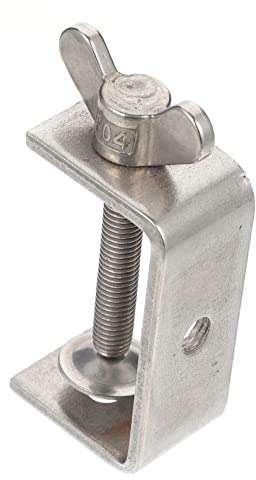 Veemoon Edelstahl C-klemme Schwerlast Öffnung Robuste Tiger Clamp Für Metall Bauwesen Kompakt Tragbar Langlebig Tragfähige Zwinge Für Präzise Befestigung