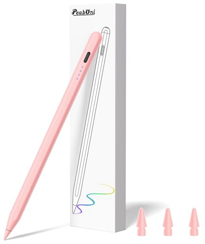 Stift 2. Generation für iPad 2018–2026, 15 Minuten, Schnellladestift, kompatibel mit iPad 10/9/8/7/6,Pro 11” / 12,9”/ M4, Air 3/4/5/M2,Mini 7 (A17 Pro)/6/5