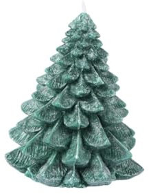 Cabilock Handgemachte Wachskerze Weihnachtsbaum Form Grüne Duftkerze Weihnachtsdekoration Stilvoll Elegant Für Tischdeko Geburtstag Weihnachten Geschenk