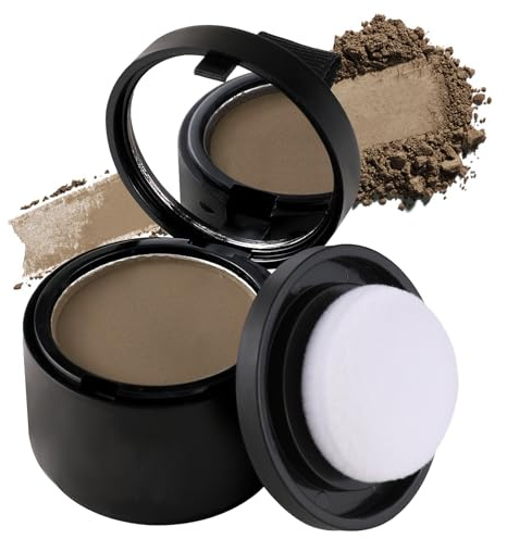 Boobeen Hairline Powder Root Touch-Up Quick Cover Thin Hair, Hair Color Shadow Instantly Conceals Loss, Suitable for Grey Hair