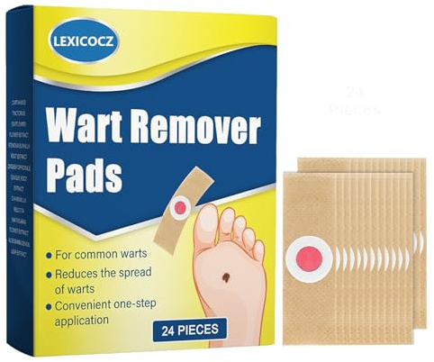 LEXICOCZ Anti Verrue Plantaire, Pansement Verrue Plantaire, 6 * 2.2cm