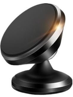 Magnetiskt Sugande Biltelefonfäste Luftutlopp Magnetspänne Typ Universal Multifunktionell Självhäftande(Paste Type Black)
