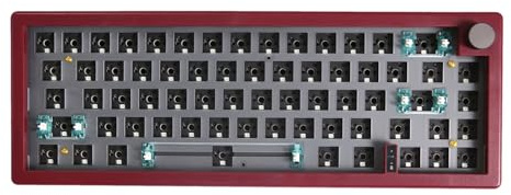 Tastiera per computer - Kit tastiera meccanica, Tastiere da compatte | retroilluminate RGB 67 tasti, Tastiere desktop per PC con multimediale, Tastieraa in stile meccanico per Internet ca