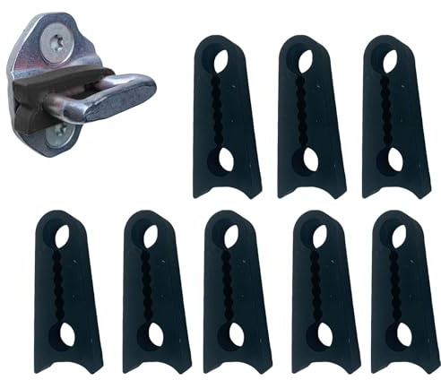 8 Pcs Autotür Stoßdämpfer, Dämpfer Für Autotüren, Autotürverriegelungspuffer, Silikon Autotür Dämpfer, Schutzabdeckung Aus Für Türriegel, Türschlossdämpfer Leiser Puffer-Dämpfer für Auto LKW SUVs