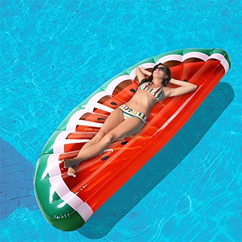 Lily&her friends - Giant Pizza Slice One-eighth Pizza Pool Party Float Raft Floating Row, Inflatable Floating Lounge, Luxury Ocean Lying Bed for Adults & Kids, with 3L foot pump
