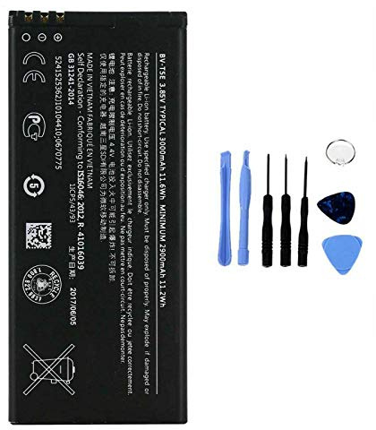 Akku kompatibel mit Nokia Microsoft Lumia 950 BV-T5E, hohe Kapazität 3000 mAh, Demontage-Set im Lieferumfang enthalten