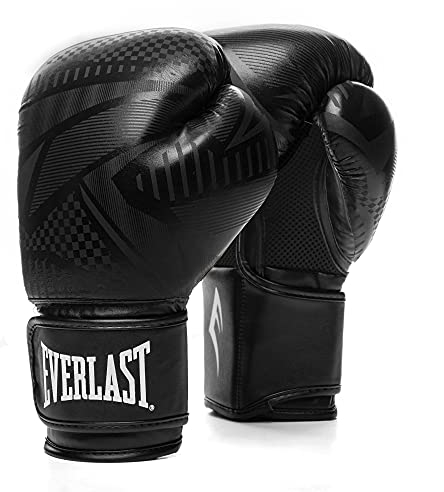 Everlast Unisex Spark Boxing Gloves Black Geo 12oz