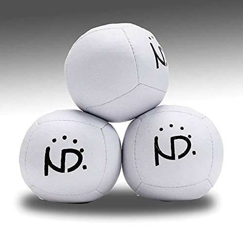 Zeekio Niels Duinker Signature Juggling Ball Set- 160g Each - Set of 3 (White)