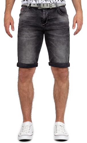 Cipo & Baxx herrshorts bananproduktion, Mörkgrå – 18, 34W