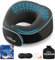 Travel Pillow for Adults,Memory Foam Airplane Pillow with 360 Neck Support, Includes Storage Bag, Eye Mask, Ear Plugs, Adjustable Travel Pillow for Long Flights,Train,Car & Business Trips(Dark Grey)