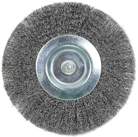 Original Einhell Grout Brush Steel (Joint Cleaner Accessory, Steel Wire Brush, Cleaning Width 15 mm, Diameter 110 mm, Suitable for Einhell Grout Cleaner)