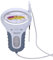 Cloro e PH Tester, PC-102B CL2 Misuratore ph piscina Analizzatore di Qualità dell'acqua con Sonda per Piscina Termale