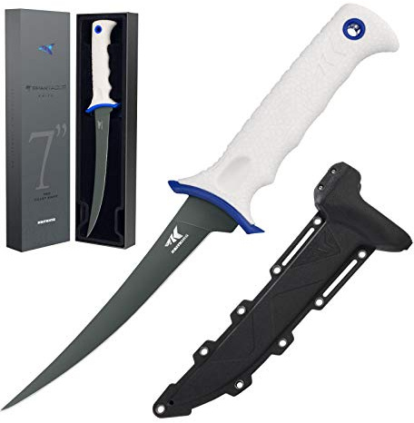 KastKing Spartacus Fillet Knife, Boning and Food Prep Knife, Razor Sharp 8Cr14 Stainless Steel Blade, 7 inch Fishing Knife