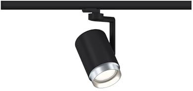 Paulmann 95414 Schienensystem ProRail3 Schienenspot Asthene E27 max. 50W 230V Schwarz Schienensysteme Deckenschiene Metall, Kunststoff
