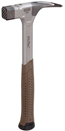 PICARD Latthammer AluTec Nr. 1098 geraut | Robustes Aluminium-Stahl Hybrid | Ergonomischer 2K Griff | Magnetischer Nagelhalter | VPA-zertifiziert | 750g mit Stiel | Made in Germany seit 1857