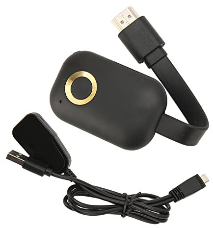 Adaptateur de Dongle D'affichage HDMI sans Fil 4K, Adaptateur TV pour Téléphones Portables, Tablettes, Affichage HD, Plug and Play, Films en Streaming WiFi, émissions et Récepteur TV en Direct