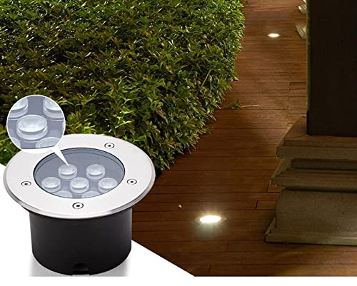 Outdoor Recessed LED Spot Light - LED Landscape Lights - Inground Garden Lamp, Outdoor Garden Lighting Waterproof Lights, Underground Beam Underground Spotlight (3w(24V) Rgb) (9w(24V) Rgb)
