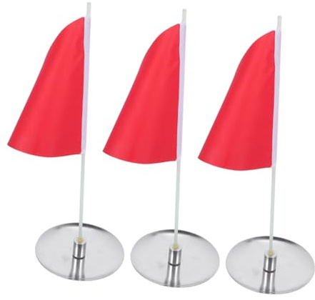 OFFSCH Golf Putting Cup and Flag Set Stainless Steel Sturdy Portable Practice Hole Flag for Indoor Outdoor Golf Training and Putting Green Accuracy Improvement