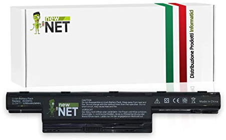 New Net Akku AS10D31 AS10D41 AS10D51 AS10D61 kompatibel mit Packard Bell EasyNote mit Aspire 4250 4252 4253 4253G 4551G 4741 4771G 5336 5742 7741G 5750G eMaschinen [1 0,8 – 11,1 V – 5200 mAh)