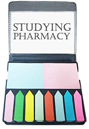Kurze Phrase Lernende Apotheke selbstklebende Notizzettel Farbe Page Marker Box