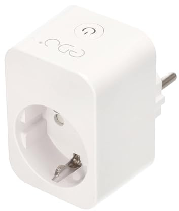 EDO, presa Schuko WiFi con monitor energetico Tuya, 16A 3680W, presa intelligente, telecomando con app Tuya, prese intelligenti, EDO777486 EDO Solutions