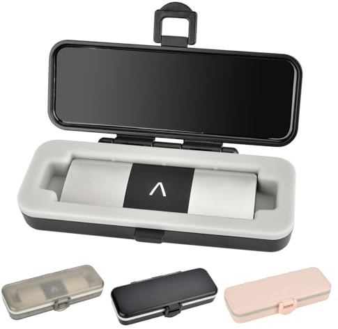 iGuerburn Étui de protection pour KardiaMobile 6L Personal ECG, Kardia Mobile Heart Monitor Case protège l'appareil Kardia des chocs, noir (ne convient pas pour KardiaMobile 1 l)