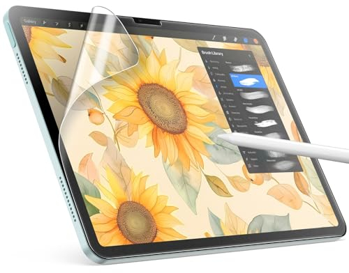 JETech Protector Pantalla de Papel para iPad Air 11 Pulgadas M3/M2 (2025/2024), Antirreflejos, Película PET Mate para Dibujar, 1 Unidad