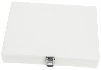 GARVALON Slot Microscope Slide Storage Box Mit Edelstahlverschluss Und Tragbare Aufbewahrung Für Labor-objektträger Für Sichere Aufbewahrung Und Einfachen Zugriff