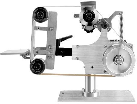 Multifunktions Desktop Bandschleifmaschine, 550W Bandmaschine, Stufenlose Geschwindigkeitsregelung Schleifmaschine, Bandschleifer, DIY Schleifwerkzeug, Band Sander, (vertikal und horizontal)