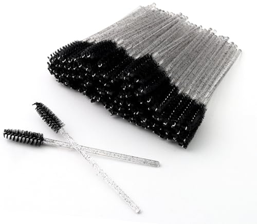 Natuhana 200 Pezzi Pettine per Extension Ciglia,Monouso Scovolini Mascara Ciglia,Microbrush per Sopracciglia