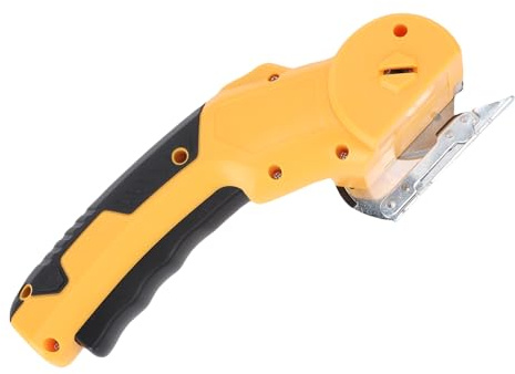 Dioche Forbici Elettriche per Tessuti Forbici Elettriche Senza Fili di PowerCut - Taglierina Ricaricabile e Girevole per Tessuti, Pelle e Cartone - Utensile da Taglio Veloce Ed Efficiente in