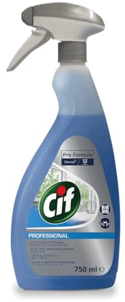 CIF Professional Glas- und Universalreiniger Spray - 6er Pack (6 x 750ml)