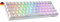 Geeky GK61 60% | Hot Swappable Mechanische Gaming-Tastatur | 62 Tasten Multi Color RGB LED Hintergrundbeleuchtung für PC/Mac Gamer| ISO DE Qwertz Deutsches Layout (Weiß, Mechanical Red)