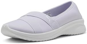 PUMA Adelina 2 Sneaker ballerine da donna, Lilla Frost-puma Bianco, 42 EU